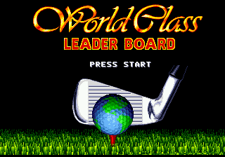 World Class Leaderboard Golf [Model T-79026-50] screenshot