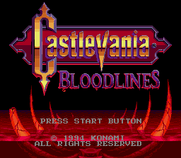 Castlevania - Bloodlines [Model T-95076] screenshot