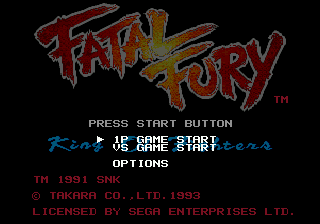 Fatal Fury [Model T-103016] screenshot