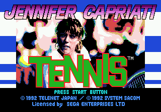 Jennifer Capriati Tennis screenshot