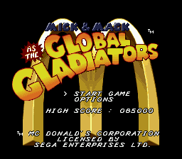 Mick & Mack as the Global Gladiators [Model T-70066] screenshot