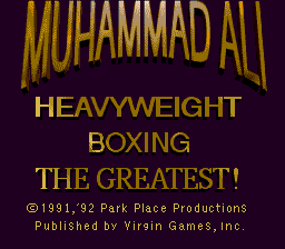 Muhammad Ali Heavyweight Boxing screenshot