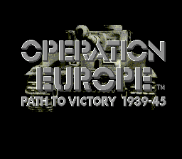 Operation Europe - Path to Victory 1939-45 screenshot