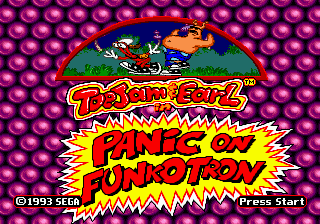 Toe Jam & Earl in Panic on Funkotron [Model 1043] screenshot