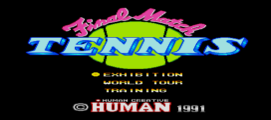 Final Match Tennis [Model HM91004] screenshot