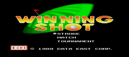 Winning Shot [Model DE64001] screenshot