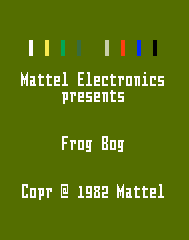 Frog Bog [Model 5301] screenshot