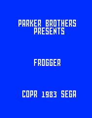 Frogger [Model PB6300] screenshot