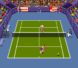 Andre Agassi Tennis [Model SHVC-NY] screenshot