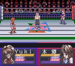 Bishoujo Wrestler Retsuden - Blizzard Yuki Rannyuu!! [Model SHVC-A3QJ-JPN] screenshot