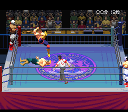 Jikkyou Power Pro Wrestling '96 - Max Voltage [Model SHVC-AJXJ-JPN] screenshot