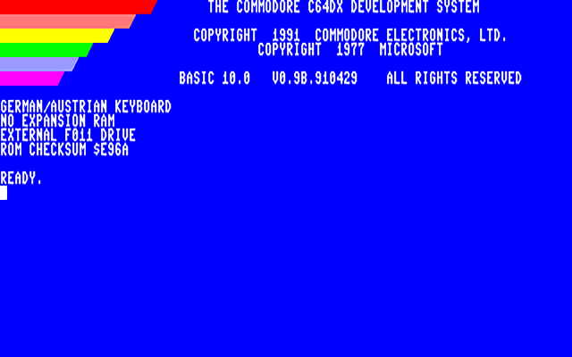 Commodore 64DX / Commodore 65 screenshot