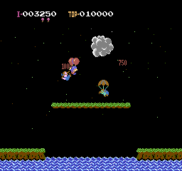 Balloon Fight [Model NES-BF-EEC] screenshot