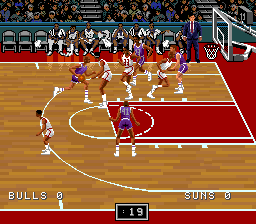 NBA Pro Basketball '94 - Bulls vs Suns [Model SHVC-6N] screenshot