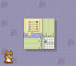 O-chan no Oekaki Logic [Model SHVC-AOUJ-JPN] screenshot