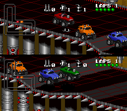 Rock n' Roll Racing [Model SHVC-RN] screenshot