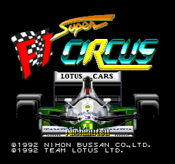 Super F1 Circus [Model SHVC-FC] screenshot