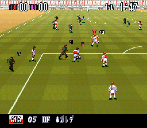 Super Formation Soccer 96 - World Club Edition [Model SHVC-A96J-JPN] screenshot