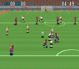 Super Formation Soccer II [Model SHVC-2S] screenshot