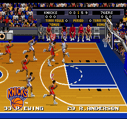 Tecmo Super NBA Basketball [Model SHVC-NA] screenshot