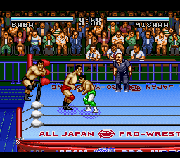 Zen-Nihon Pro Wrestling' - Sekai Saikyou Tag [Model SHVC-2J] screenshot