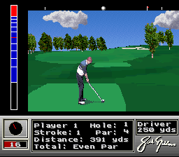 Jack Nicklaus Golf [Model SNSP-JN-EUR] screenshot