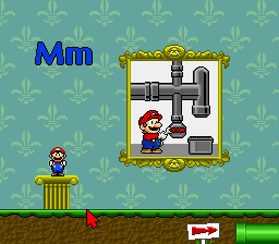 Mario's Early Years - Fun with Letters [Model SNS-AMYE-USA] screenshot