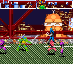 Teenage Mutant Hero Turtles IV - Turtles in Time [Model SNSP-MH-NOE] screenshot