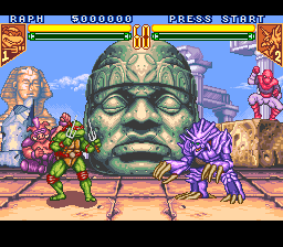 Teenage Mutant Ninja Turtles - Tournament Fighters [Model SNSP-8F-AUS] screenshot