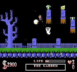 The Addams Family [Model NES-6Z-NOE] screenshot