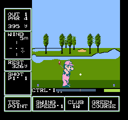 Family Computer Golf U.S. Course [Model FSC-GFUE] screenshot