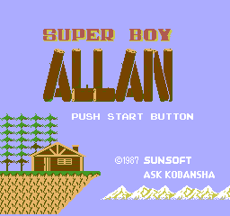 Super Boy Allan [Model SSD-ALN] screenshot