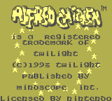 Alfred Chicken [Model DMG-C3-USA] screenshot
