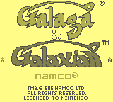 Arcade Classic No. 3 - Galaga & Galaxian [Model DMG-AGCE-USA] screenshot