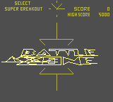 Arcade Classics - Battlezone & Super Breakout [Model DMG-ABSE-USA] screenshot