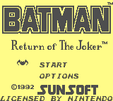 Batman - Return of the Joker [Model DMG-B5A] screenshot