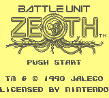 Battle Unit Zeoth [Model DMG-BZ-USA] screenshot
