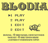 Blodia [Model DMG-BLA] screenshot