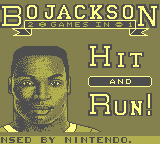 Bo Jackson 2 Games in 1 - Hit and Run! [model DMG-BJ-USA] screenshot