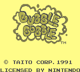 Bubble Bobble [Model DMG-B2-USA] screenshot
