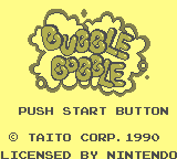 Bubble Bobble [Model DMG-B2A] screenshot