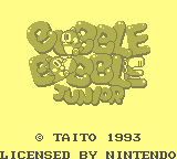 Bubble Bobble Junior [Model DMG-LXA] screenshot