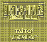 Bust-A-Move 2 - Arcade Edition [Model DMG-ABUE-USA] screenshot