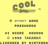 Cool Ball [Model DMG-OP-USA] screenshot