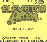 Elevator Action [Model DMG-EA-USA] screenshot