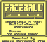 Faceball 2000 [Model DMG-FA-USA] screenshot