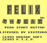 Felix the Cat [Model DMG-C6-USA] screenshot