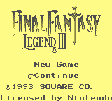 Final Fantasy Legend III [Model DMG-OS-USA] screenshot