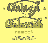 Galaga & Galaxian [Model DMG-AGCJ-JPN] screenshot