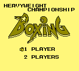 Heavyweight Championship Boxing [Model DMG-BX-USA] screenshot